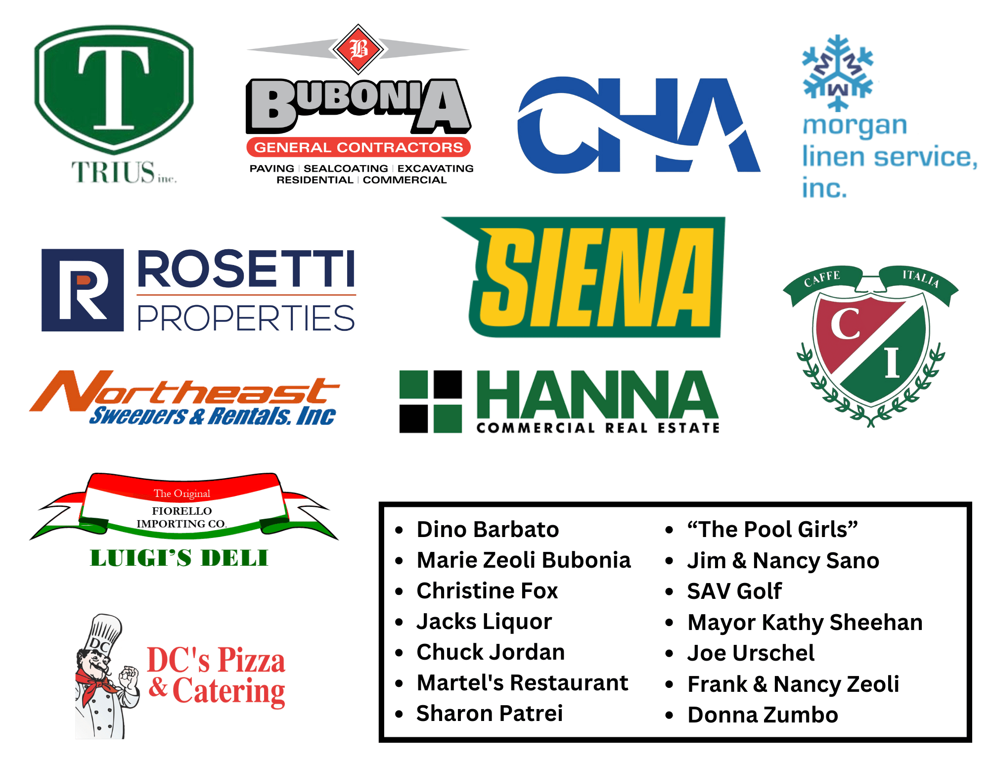 2024 Columbus Day Grand Gala Sponsors