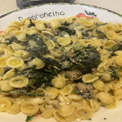 Orecchiete with Sausage & Broccoli Rabe
