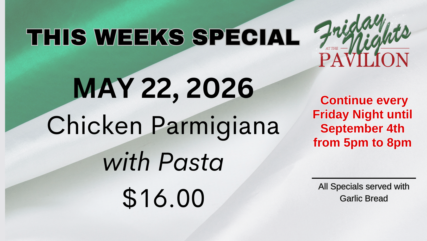 Friday Night May 22nd - Special
