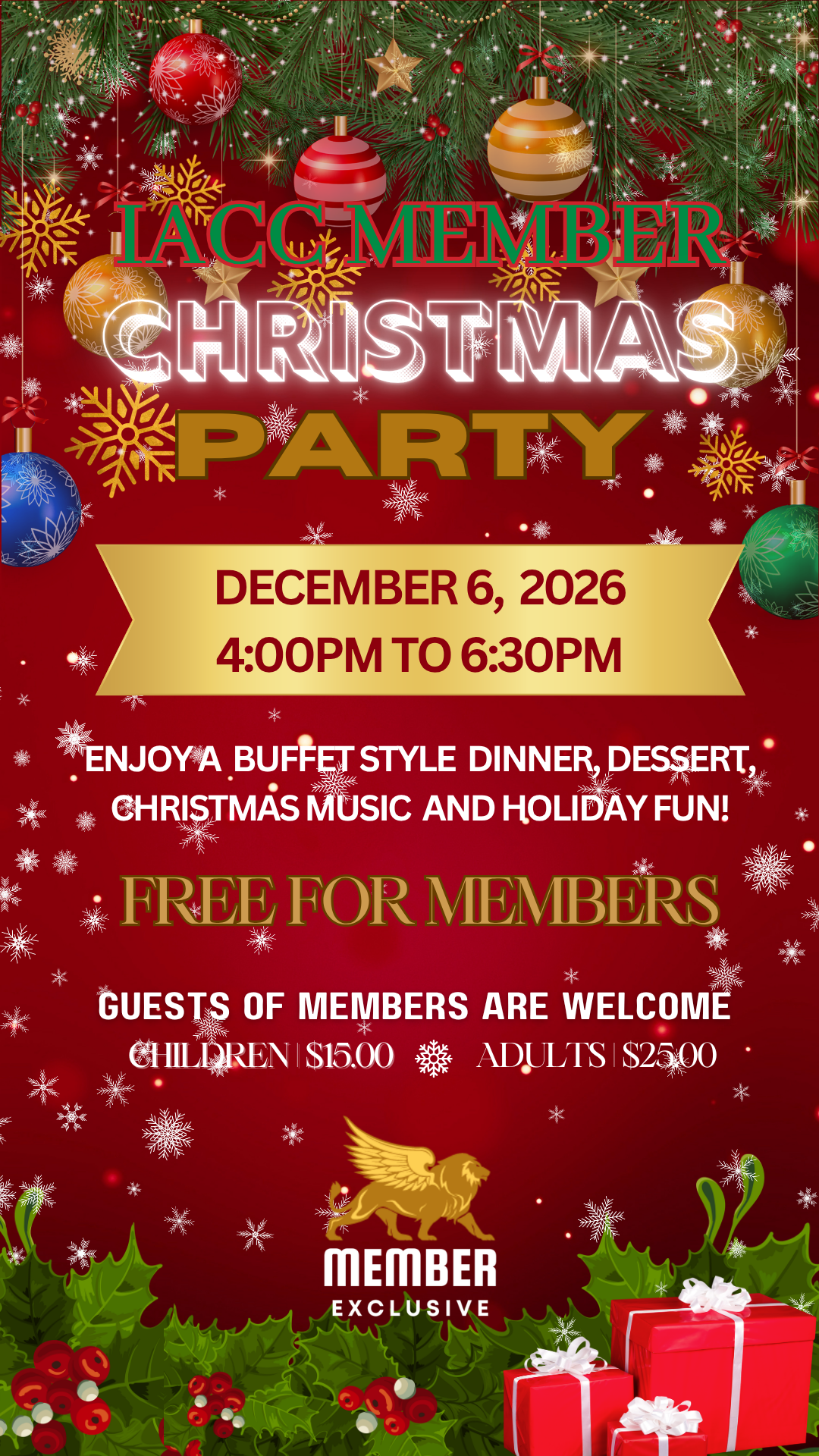 Member Christmas Party- 12-06-26